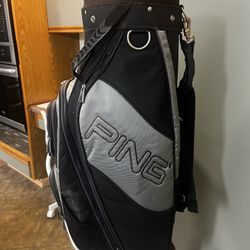 GOLF, PING, Cart Bag, zippers and compartments everywhere. For all your stuff and to protect your weapons, GR888 condition. $129