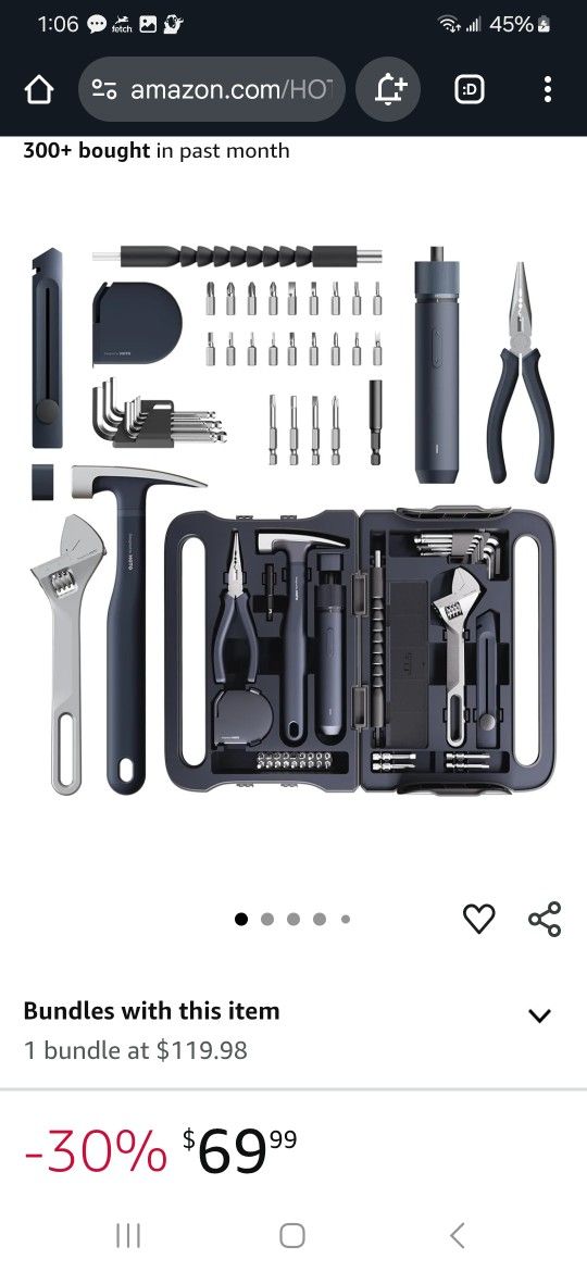 Brand New 40 Piece Tool Kit