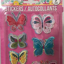 3D Butterfly Stickers 
