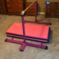 Gymnastics Bar And Mat
