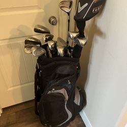 Full Set of Very Forgiving Men’s Golf Clubs with Bag