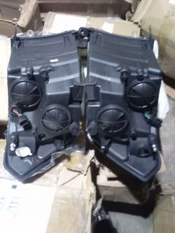 Black amber headlights for Dodge ram 2009-2018