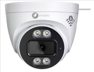 xmartO Indoor Wireless Camera for Home Security, 2K HD Dome Security Camera with 5G Dual Band WiFi 6, 2-Way Audio, SD Card Slot, IR and Color Night Vi