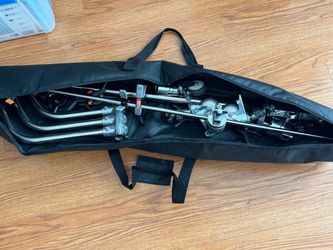 Heavy Duty C Stand 10.8ft/330cm +another 10’ black light stand +wheels