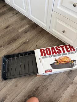 Roasting pan with rack