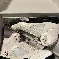 Jordan 5 medium soft pink