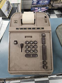 Victor Vintage Adding Machine