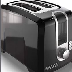 Black & Decker Toaster Black/Silver 2 Slots
