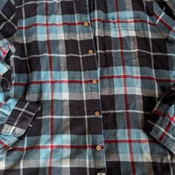 Vintage 1946 Blue plaid shirt