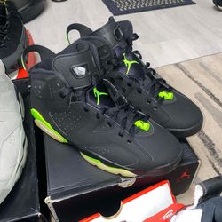  Air Jordan 6 Retro "Electric Green" Size 13