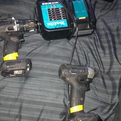 Makita Impact And Drill Plus And Battery 