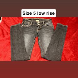 Size 5 Low Rise Jeans 