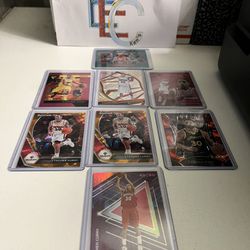 Stephen Curry Card Lot Of 8