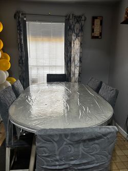 Grey table