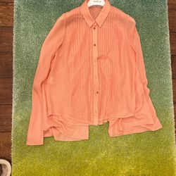 Peach Color Blouse Size S