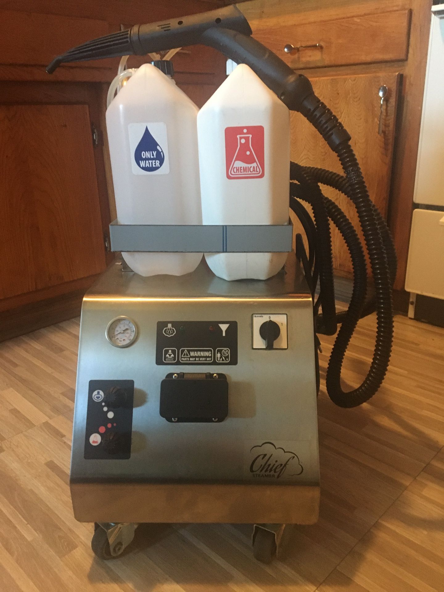 Chief Steamer 125 Car Wash Industrial Steam Cleaner