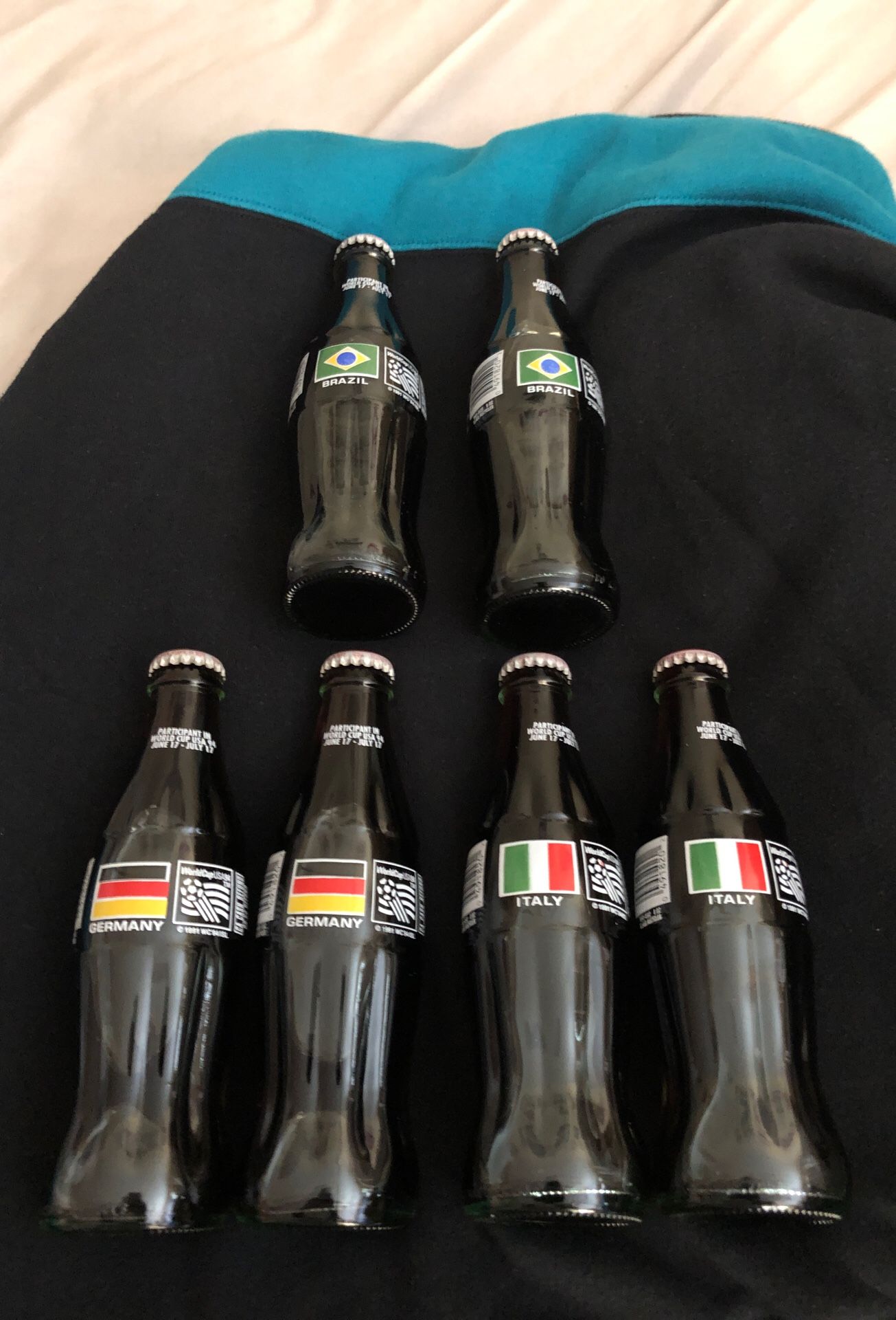 1994 WORLD CUP COCA ~COLA COLLECTIBLE BOTTLES