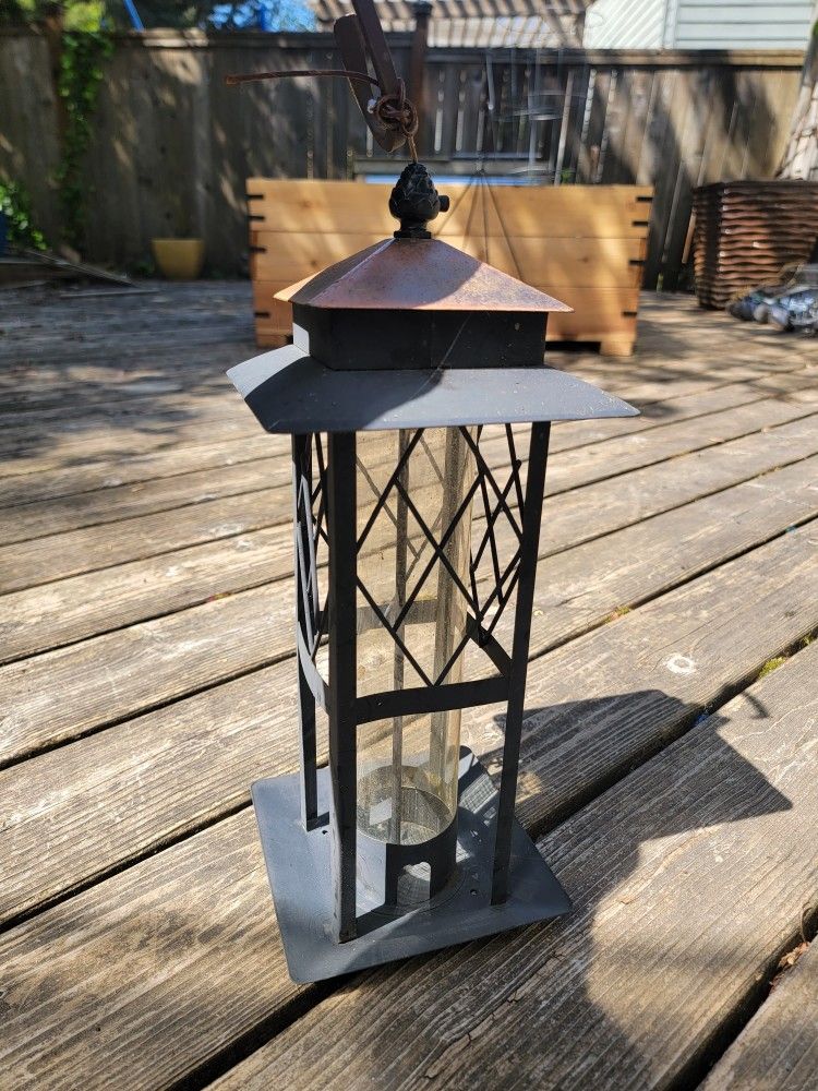 Glass Bird Feeder
