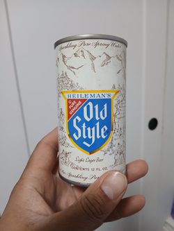I Have 2 Antique Old Style Beer Cans For Sale Very Rare!!!