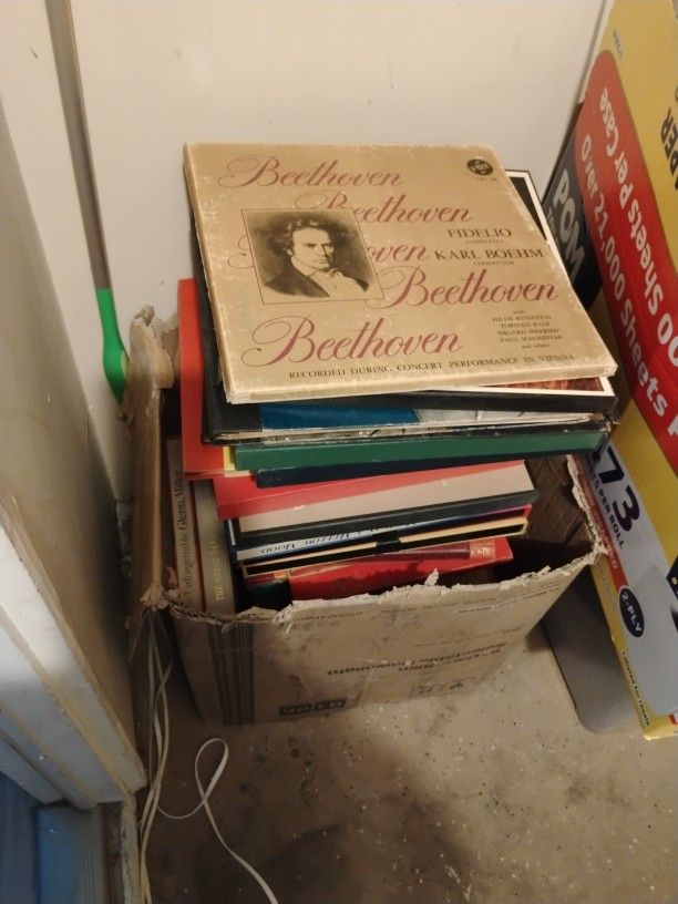 Records Vinyl LP's BEETHOVEN, MOZART, Chopin, Bing Crosby