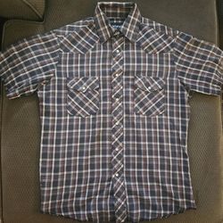 Wrangler Cowboy Men's Shirt Size M Vintage