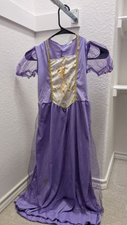 Rapunzel Purple Play Dress for Child Size 4-6X