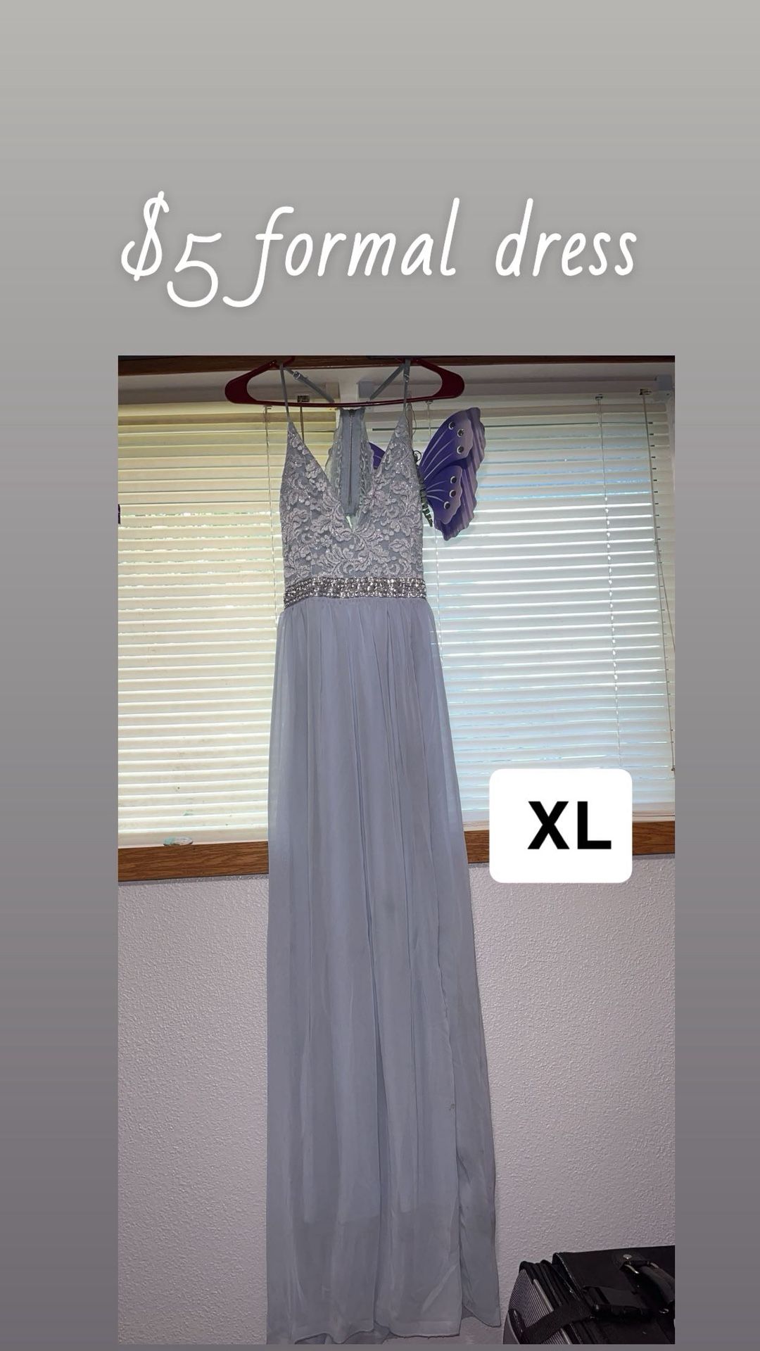 Light Blue Formal Dress