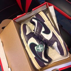Nike Dunk Low Purple Teal Sneakers