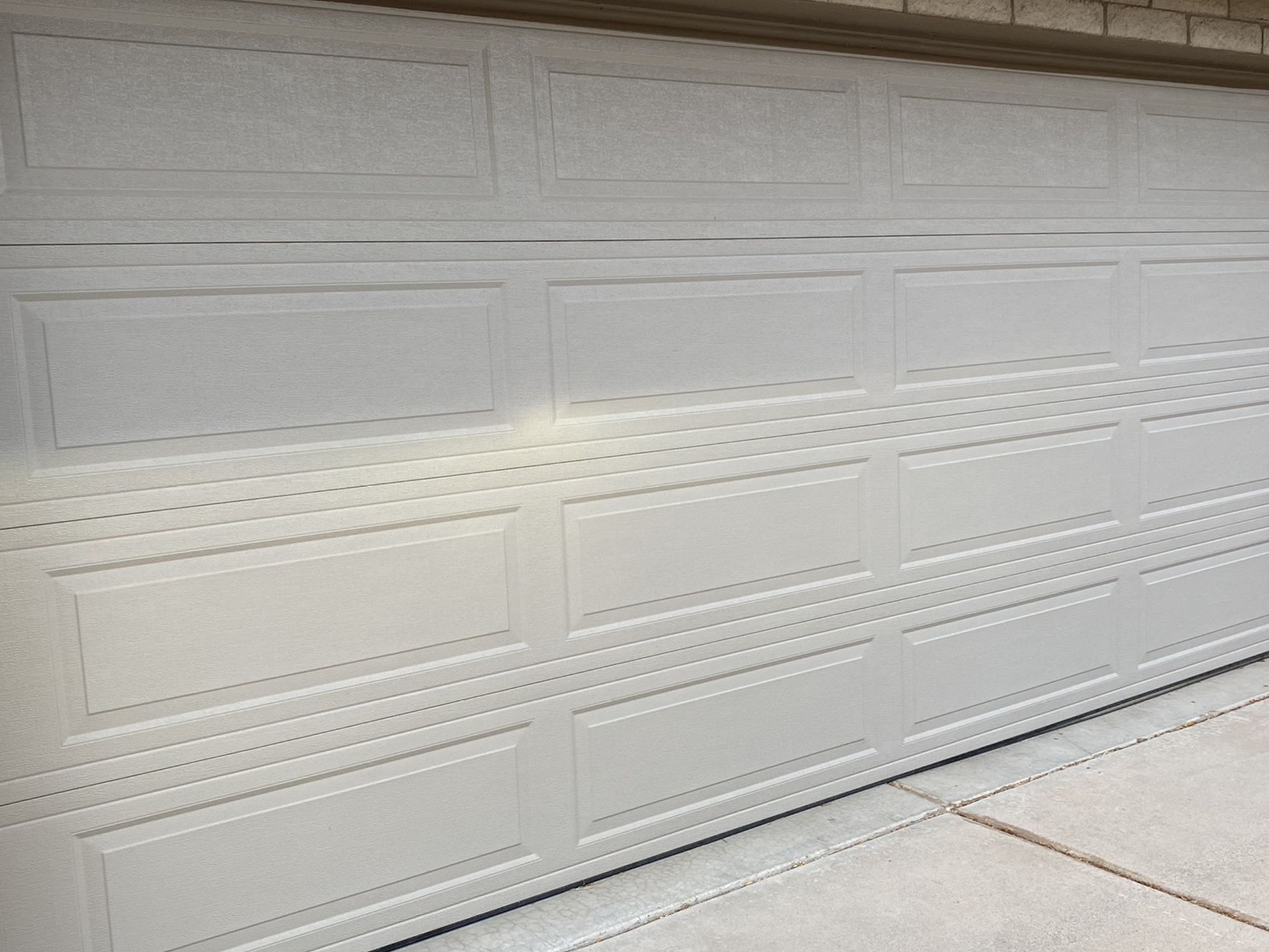 Insulated Garage Door and Opener