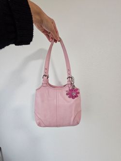 Vintage Coach Soho Slim Hobo baby pink