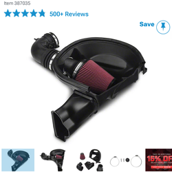 Roush cold air intake 2015-2017 mustang