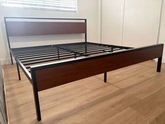 King size bed frame