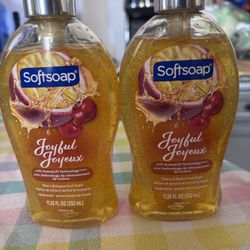 Softsoap Joyful Joyeux Cherry Passion Fruit Hand Soap 2 Bottles 11.25 fl oz(3$$ EACH