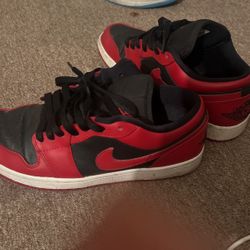 Jordan Size 9.5 Red And Black 