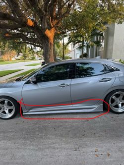 Honda Civic Type R style side skirts