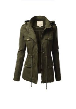 Jacket with studs