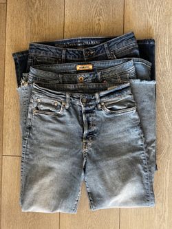 Lot of 3 Pairs of Women’s Jeans - &Denim (Sz 26), Blue Spice (Sz 5), Simply Vera (Sz 4) - All 3 for Price