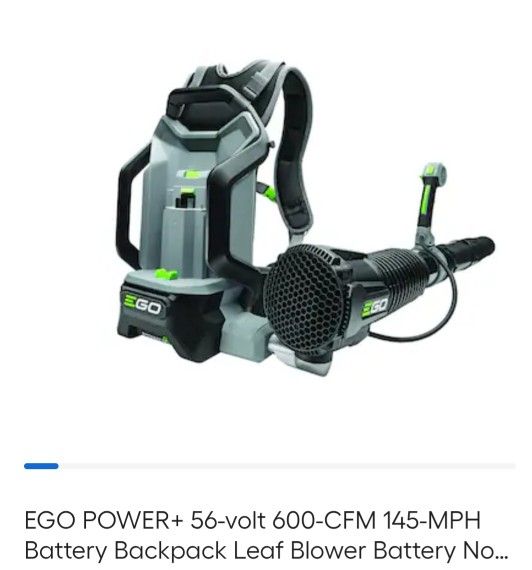 EGO POWER LEAF BLOWER BACKPACK