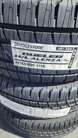 Brand New 275 55 20 Tires Bridgestone Dueler Chevy Gmc Toyota Ford Ram Nissan