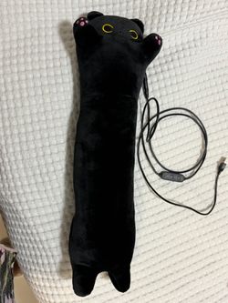 $5 Black Cat Heated Plush Pillow USB