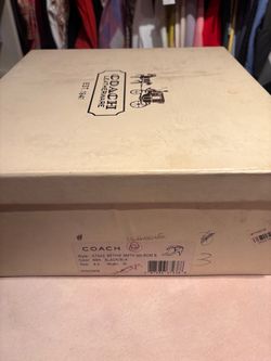 Coach Bethie Heels Black Size 8.5