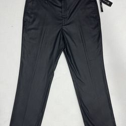 INC Black Dress Pants Slim Fit Flat Men's 33W x 30L International Concept NWT