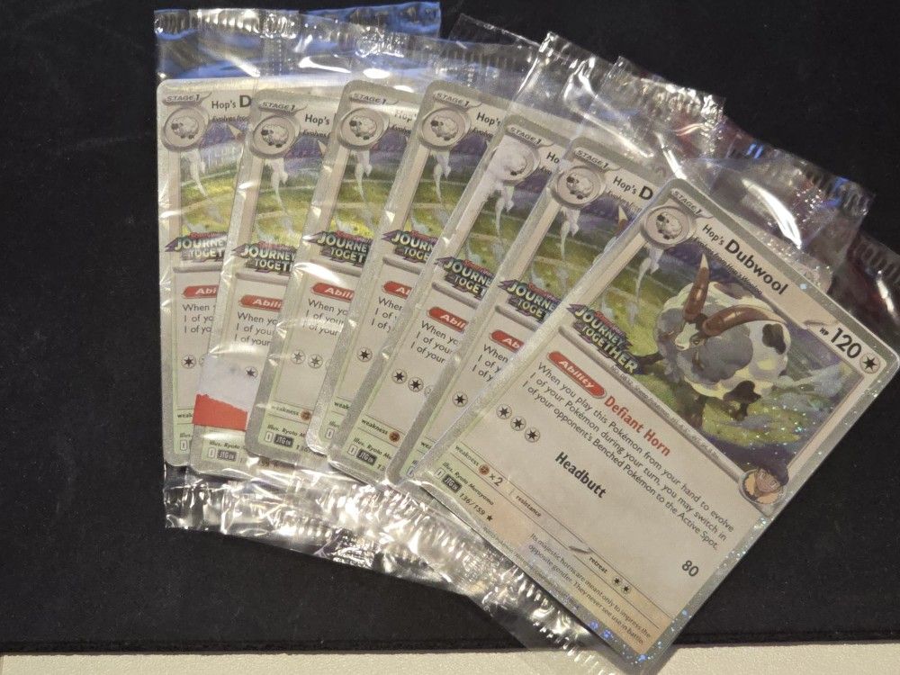 Pokémon Journey Together Hop's Dubwool 136/159 Holo Promo Card Sealed