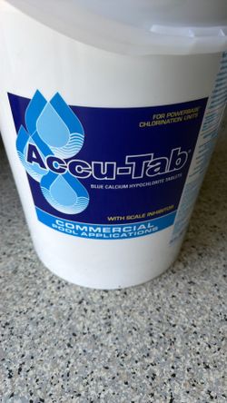 Pool tablets 60 pounds