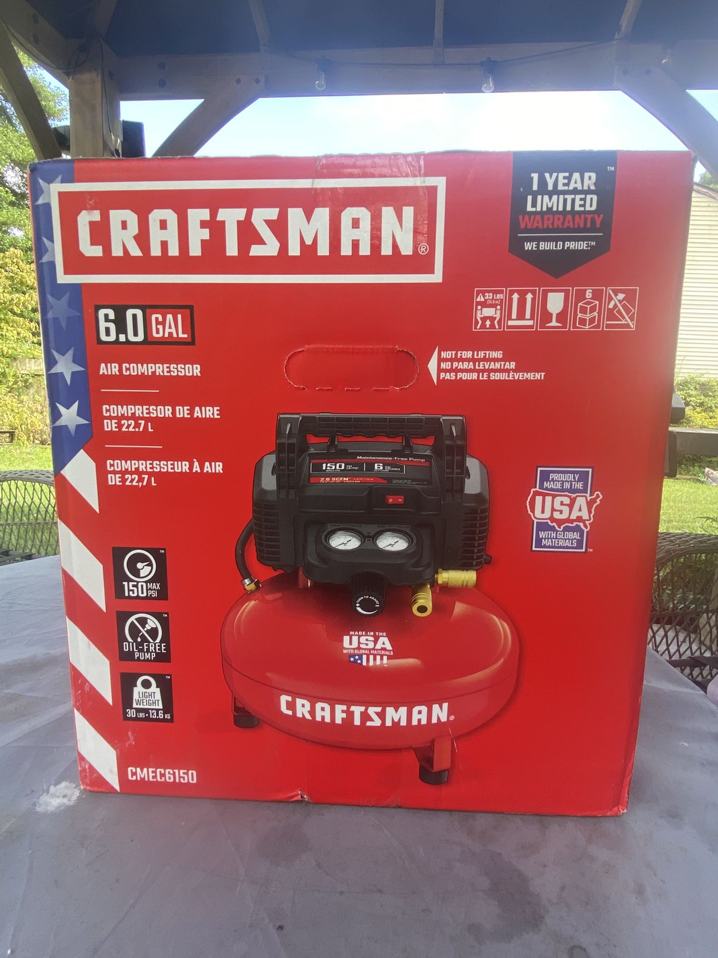 Craftsman pancake air compressor