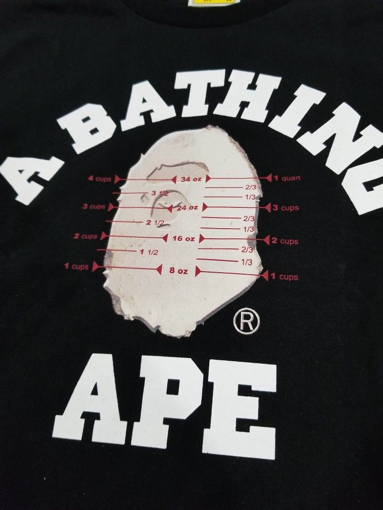 BAPE x Pusha T College Ape Head tee