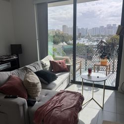 Ismael 84" Wide Reversible Sleeper Sofa & Chaise by Lark Manor