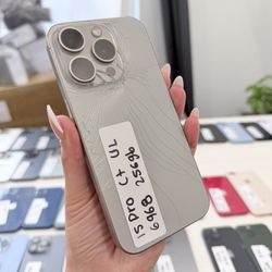 iPhone 15 Pro Unlocked 256gb Crack Back 