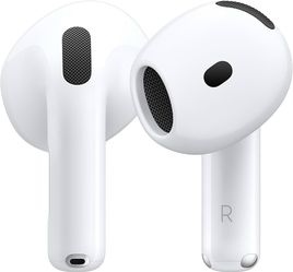 Apple AirPods 4 with Active Noise Cancellation + Black Silicon Case