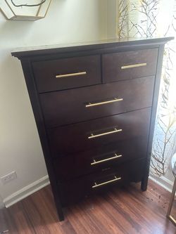 Tall dresser wood